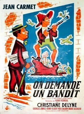 Требуется бандит (1950) постер