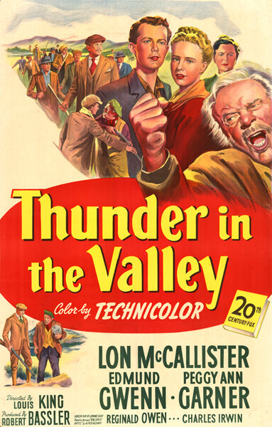 Thunder in the Valley (1947) постер