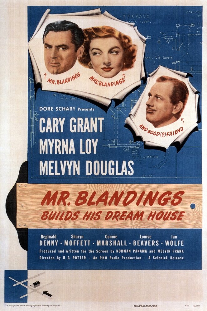 Мистер Блэндингз строит дом своей мечты (1948) постер