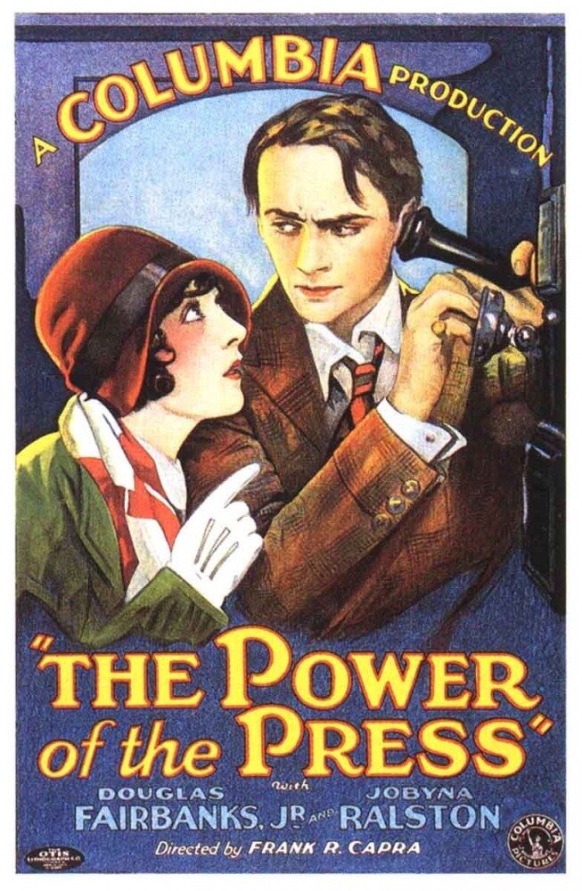 Власть прессы (1928) постер