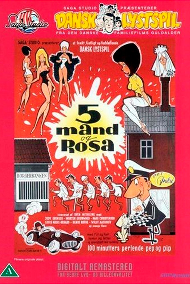 Fem mand og Rosa (1964) постер