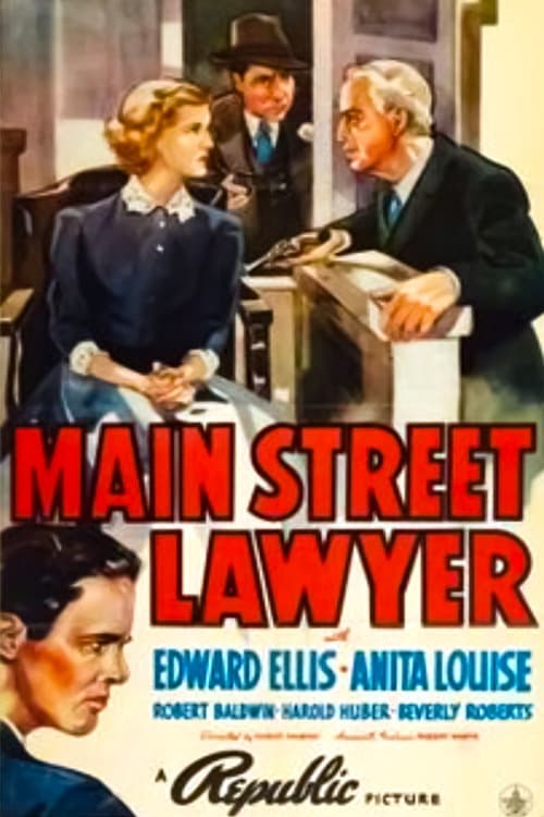 Main Street Lawyer (1939) постер
