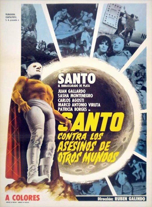 Santo contra los asesinos de otros mundos (1973) постер