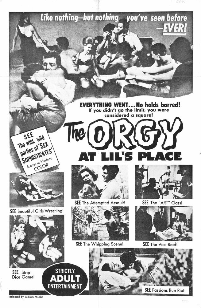 Оргия в доме Лила (1963) постер