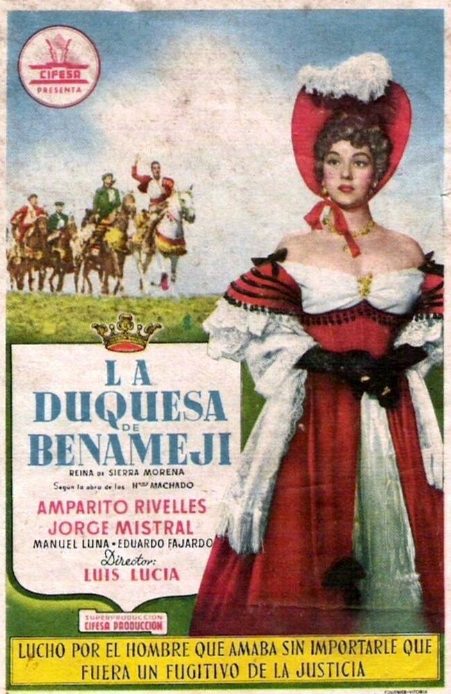 La duquesa de Benamejí (1949) постер