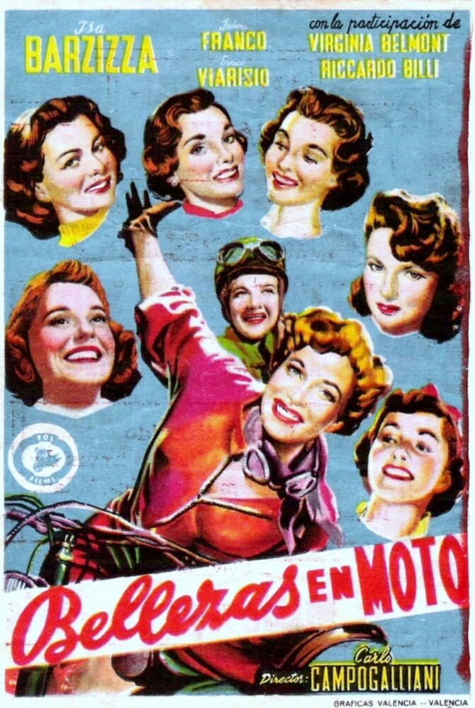 Красавицы на скутерах (1952) постер
