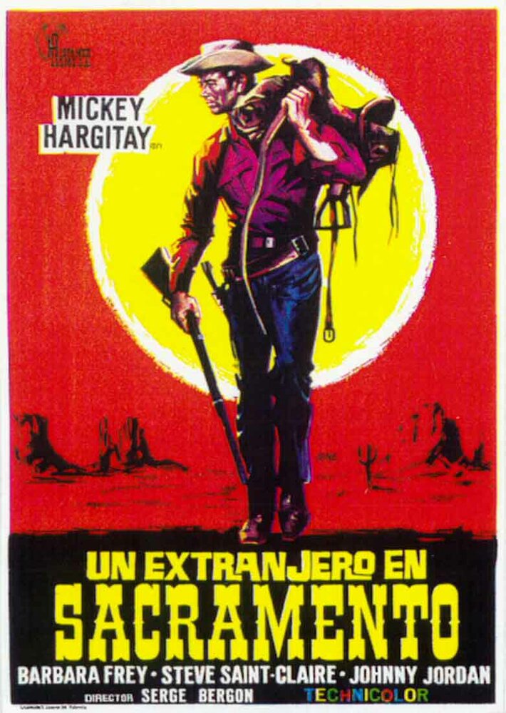 Незнакомец в Сакраменто (1965) постер