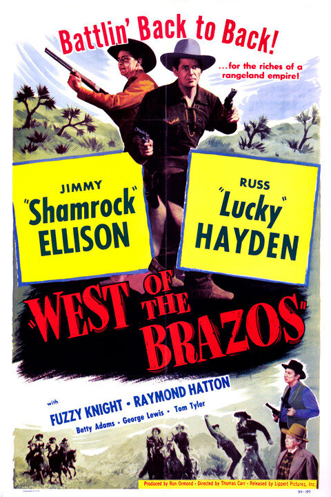 West of the Brazos (1950) постер