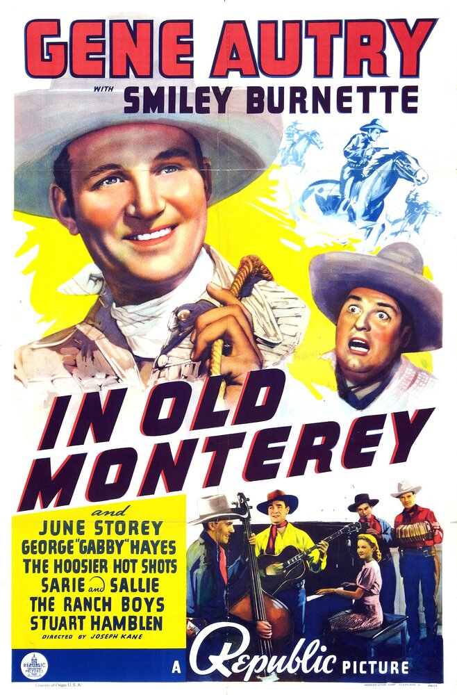 В старом Монтерее (1939) постер
