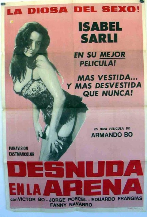Desnuda en la arena (1969) постер