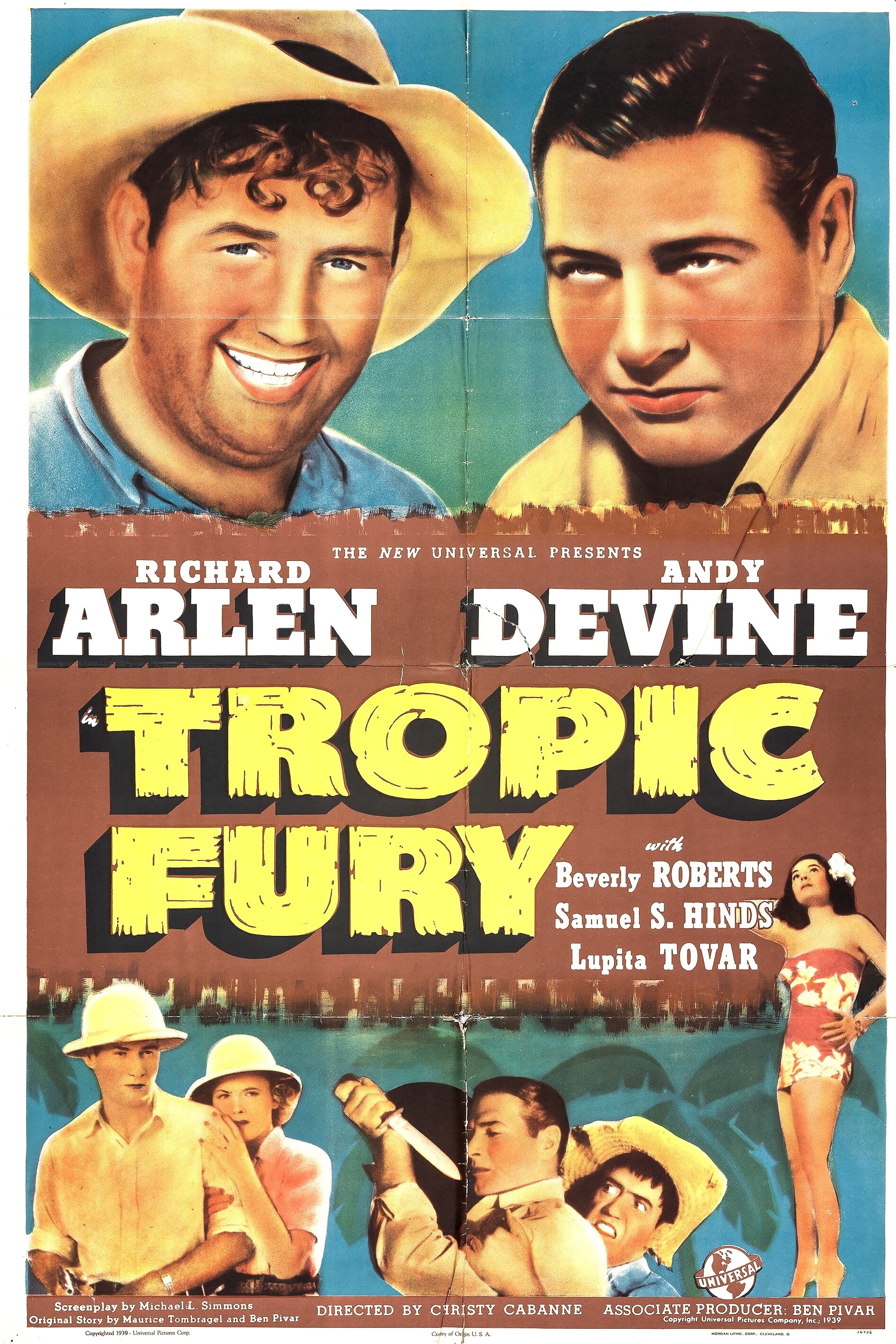 Tropic Fury (1939) постер