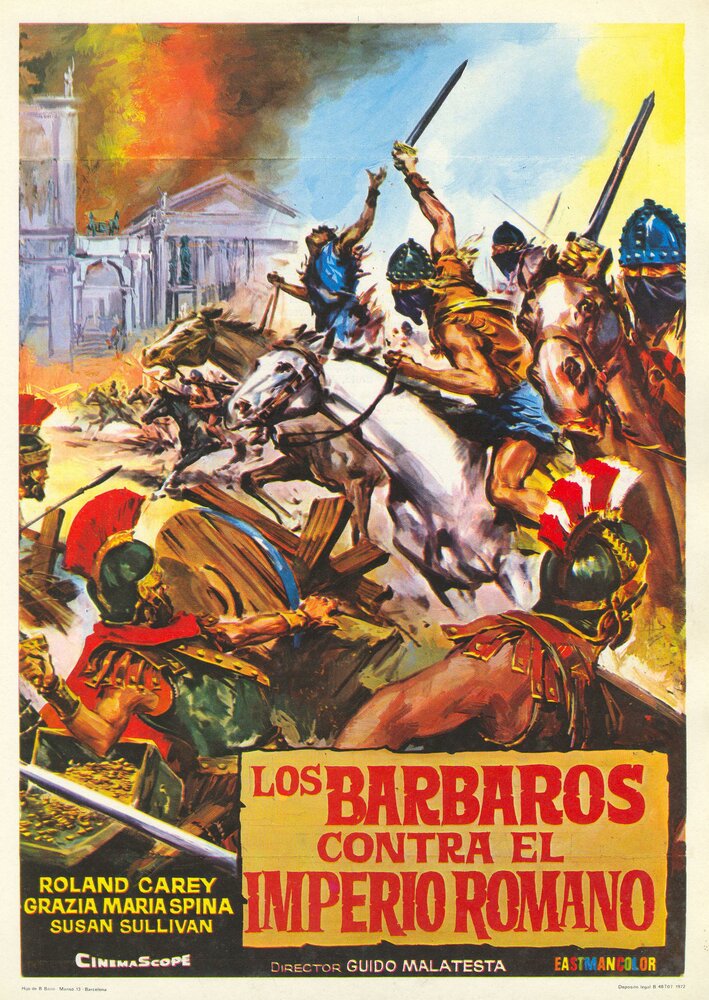 La rivolta dei barbari (1964) постер